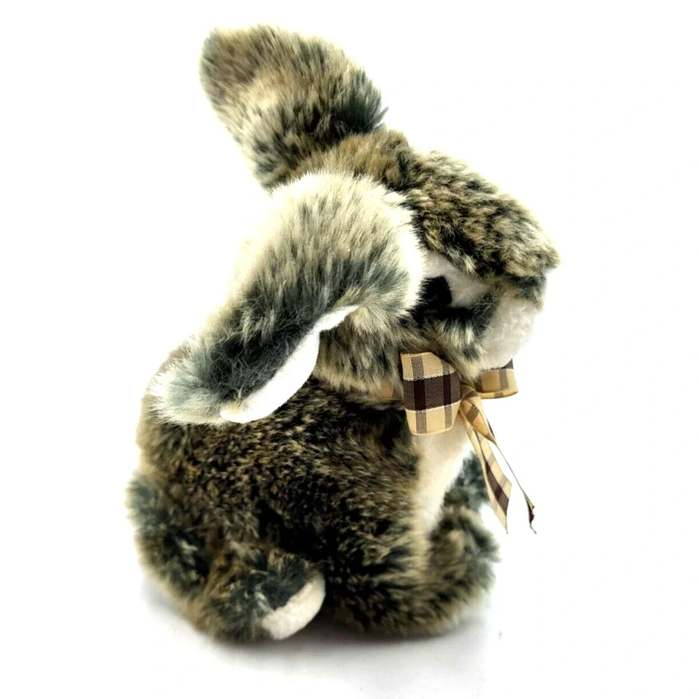 HOMERBEST Realistic Gray Bunny Rabbit Plush Fluffy 9